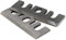 DEWIN 82mm Hand Planer Blades，3-1/4 HSS Resharpenable Hand Planer Blades 82mm HSS HandPlaner-Blade Replacement Cutting Tool for Hitachi P20ST P20SF P20SB P20A FP20SA 82x29x3mm（sliver）