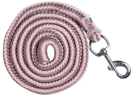 HKM Catherine Lead rope with snap hook Lead rope Mauve/Light Rose 180 cm
