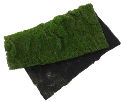 SOLUSTRE Kunstrasenfliesen Für Draußen Kunstrasen-tischmatte Teppichpflanzen Für Garten Gras-tischsets Bonsai-moos Für Terrarien Großer Mooshase Aus Kunststoff