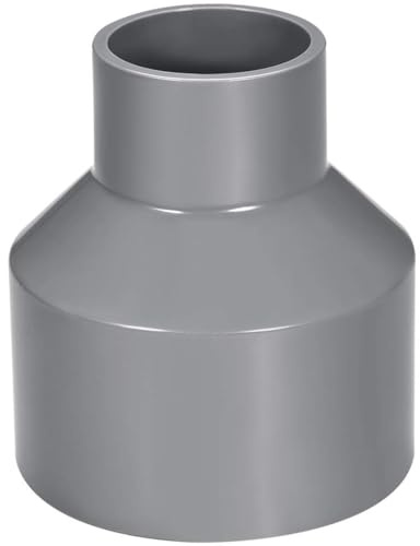 TA-VIGOR PVC-DWV-Reduzierkupplung, gerader Rohradapter, 40 mm x 75 mm