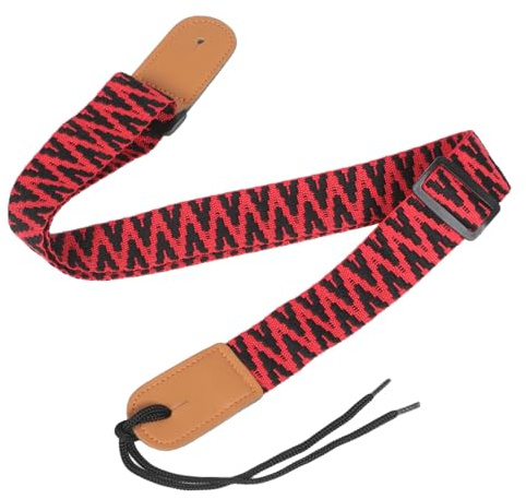 Toyvian Retro Musikinstrument Schultergurt Verstellbarer Nylon Ukulele Gurt Langlebiger Umhängegurt Für Gitarre Und Ukulele