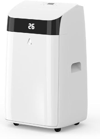 Mobile Klimaanlage, leise, 10.000 BTU, tragbar, ohne Außeneinheit, umweltfreundlich, R290, mobile Klimaanlage, 4 Funktionen, Kühlung/Entfeuchtung/Belüftung/Überwachung