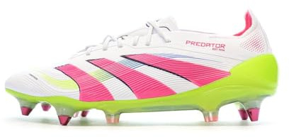 adidas Scarpe da Calcio Bianco/Rosa Uomo Predator Elite SG, bianco, 44 EU