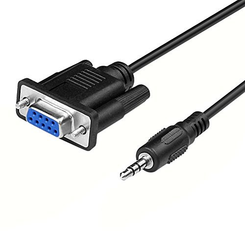 RS232 DB9 Female to 3.5mm 1/8 Male Serial Cable -6 Feet