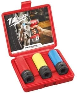 Juego de 3 vasos para llantas de aluminio de 17, 19 y 21mm