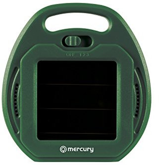 Mercury 350.500UK | Solar Powered Ultrasonic Pest Repeller, 8.5 cm*8.0 cm*3.5 cm
