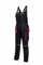 NIZO A Sicherheitslatzhose für Frauen in SCHWARZ - Latzhose Arbeitshose Damen Mädchen Schutzhose Arbeitslatzhose Kombihose (182/94-100)