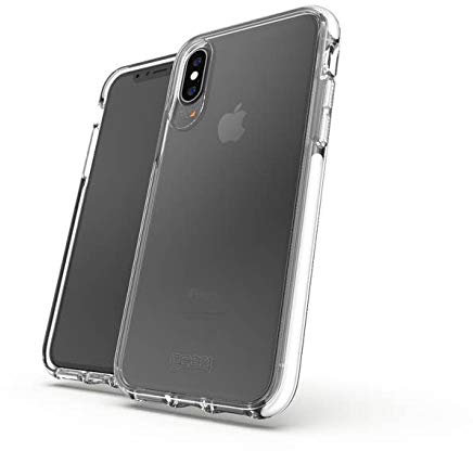 Gear4 Piccadilly Schutzhülle für Apple iPhone XS/X, mit stoßfestem Schutz, schlankes Design, Weiß