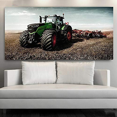 Diamant Malerei 5D DIY Diamond Painting Große Größe Vollbohrer Set Traktor Kristall Harz Strass Stickerei Kreuzstich 5D Kunst für Schlafzimmer Wohnzimmer Wand Arts Decor,Vierkant Bohrer,40x80cm