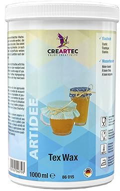 Artidee CREARTEC - TexWax Imprägnierfluid - für eine lebensmittelechte Beschichtung von Textilien aller Art - 1000ml - Made in Germany