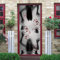 TMANQ Türtapete Selbstklebend Türposter - 77X200 cm Halloween Horror Handabdruck - Fototapete Türfolie Poster Tapete - Wand-Deko Dekoration Wohnung - 3D Decoration Aufkleber PVC