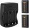 Xbox Series Controller Akku, Smatree 2x2600mAh Wiederaufladbarer Akku mit Ladegerät für Xbox Series X/Xbox Series S/Xbox One/Xbox One S/Xbox One X/Xbox One Elite Wireless Controller