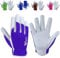 WFX Leder-Arbeitshandschuhe für Gartenarbeiten, atmungsaktiv, dornensicher, Handflächenbau, strapazierfähig, Gartenhandschuhe, Damen und Herren, Gripper Utility (Lila, M)