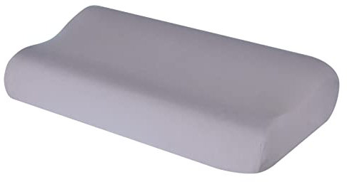 Theonoi Kissenbezug Kissenhülle für Nackenkissen Nackenstützkissen Gesundheitskissen aus Baumwolle für Größen von 35x60 bis 45x75 cm (Hellgrau 105)