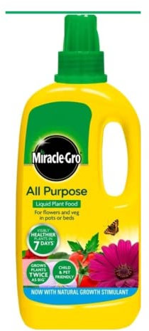 Liquid Plant Food 800ml - All Purpose concentrated Liquid Plant Food with a Thank you Sticker - Suitable for Indoors & Outdoor Planting