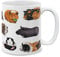MUGBREW Kaffeetasse mit Meerschweinchen-Muster, Keramik, 325 ml