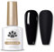 BORN PRETTY UV Nagellack Schwarz, 10ml Gel Shellac Nagellack UV LED Nagellack Langlebig Gesund Soak Off Gel Nagellack Mit Hohlem Design