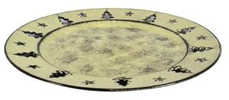 12 Sottopiatti Colore ORO Bordo traforato disegno albero di natale Tondo 33 cm Natale cenone sotto Piatto Natalizio Capodanno Natale Cena Aperitivo