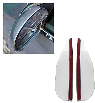 Auto Windabweiser Für VW Für Golf 6 Mk6 5K R 5-Türer 2010-2014 Autofenster Visier Schutzabdeckung Deflektor Markisen Sonne Regen Augenbraue Zubehör Deflector Regenschutz Visor (Farbe : Rain Eyebrow)