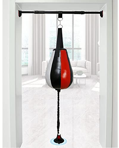 HAIXHX Doppelend-Boxsack Türrahmen/Türrahmen Boxsäcke Leder Reflex Bälle, Flexible Birne Boxen Speedbags für Boxen für Kinder/Erwachsene/Teens/Frauen