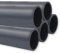 PVC Rohr PN10, Stange 1m x 50mm, PVC-U Druckrohr Fitting Kleberohr Muffe Pool Schwimmbecken, Menge: 5 Stück