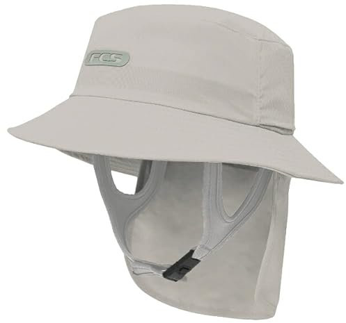 FCS Essential Bucket Surf Hat, grau - warm grey, X-Large
