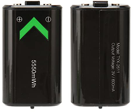 Batterie Rechargeable pour Manette One Series, 5550 MAh avec Câble de USB C de, Station de Rapide, Protection Intelligente Longue durée.