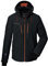 killtec Herren Skijacke/Funktionsjacke mit abzippbarer Kapuze und Schneefang KSW 44 MN SKI JCKT, schwarz blau, XL, 38698-000