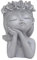 Gralara Visage Pot de Fleur tête planteur Pot Dessin animé Fille Buste planteur Pot de Fleurs Bureau, Style b