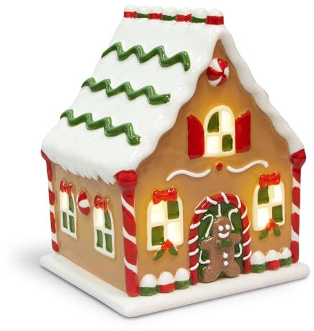 ARVIDSSON Christmas Wax Melt Warmer - Gingerbread House Electric Wax Warmer for Scented Wax - Holiday Season Wax Burner for Wax Melts, Gfit for Women Kids