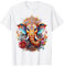 Ganesha Hindu-Gott Spirituelle Elefant Meditation Chakra Yoga T-Shirt