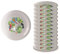 Snips Lot de 12 assiettes motif jungle | Ø 23,5 cm | Assiette plate | Fabriqué en Italie