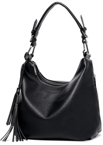 TANTOMI Handtasche Damen, Umhängetasche Damen Groß Crossbody Bag, Elegante Moderne Schultertasche Shopper Bag Verstellbarer Abnehmbarer Schulterriemen