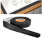 flintronic Joint Salle de Bain, 25m*38mm (19+19mm) Bande Etancheite Autocollante, Ruban D'étanchéité Auto-Adhésif en PVC pour Baignoire, Salle de Bain, Cuisine, Anti-moisissure, Calfeutrage(Noir)