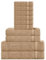 Sweet Needle Ensemble de Serviettes en Coton Super Doux 600 g/m, Beige - 2 Serviettes de Bain, 2 essuie-Mains et 6 essuie-Mains/Visage - Utilisation Quotidienne