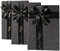 Black Gift Box,3Pcs Premium Gift Boxes with Lids, Specially Designed for Presents Presents Birthdays, Holidays, Anniversaries Gift Packaging