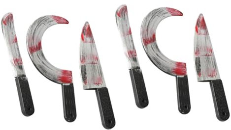 BESTonZON 2 Juegos De 3 Piezas De Accesorios De Simulación De Halloween Decoración del Hogar Cazador De Zombies para Niños Adultos Divertidos Accesorios De Rendimiento Decoración De