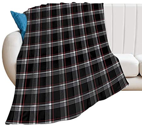 fifbird Fleecedecke, Überwurf, leicht, Flanell, wendbar, Autodecke für Wohnzimmer (Golf Gti Plaid), 101,6 x 76,2 cm, BLANKET58S