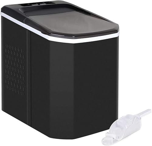 SSDDLZEQ Home Ice Maker, Portable Desktop Small Ice Maker, Electric Ice Maker