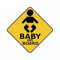 2PCS Car Stickers Baby on Board Kid Vinyl Sticker Car Bumper Window Decal Graphic 13cm x 13cm
