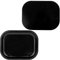 ElevateTech Bandeja de metal negro mate con tapa magnética suave de PVC, 7 x 5.5 pulgadas, elegante bandeja rodante decorativa para el hogar