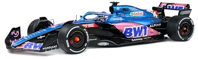 OPO 10 - Formel-1-Miniaturauto kompatibel mit Alpine F1 Team A522 Fernando Alonso Monaco GP 2022 – 1:18 Solido – 1808803