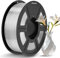 TECBEARS PLA Filament 1.75mm Transparent, 1kg 3D Drucker Filament PLA, Filament 3d Druckmaterialien, Vakuumverpackung, Maßgenauigkeit +/- 0,02 mm, 1kg Spule (2,2lbs) PLA Filament für 3D Drucken