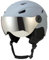 JISADER Casque de Ski avec Visière Intégrée pour Homme et Femme pour Le Snowboard, Gris, L