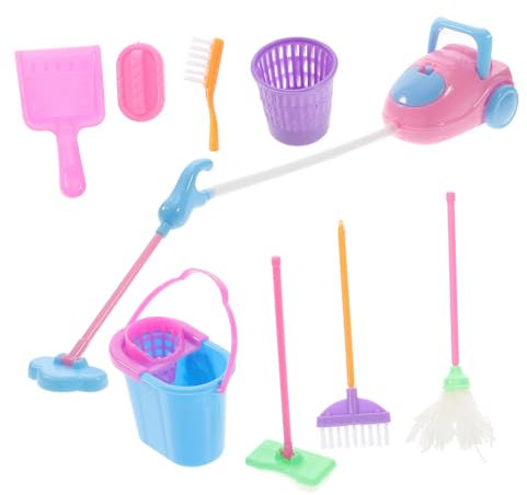 HEMOTON 9 Pièces Simulation Jouets Petites Voitures Mini-Lave-Vaisselle de Cuisine Machine à Laver Toys Enfant des Jouets Domestique pour Enfants Abdos