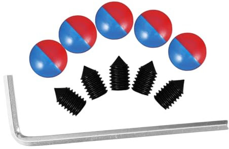 HOMOCONO 5stücke Wasserhahn-lochabdeckung Spüle-abdeckkappe Rot Und Blau Blindstopfen Für Küchenspüle Stöpsel Für Wasserhahnlöcher Mit Heiß Und Kaltanzeigen Kompatibel Für Armaturen