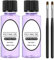 Slip Solution Kit - 60ml Poly Nail Gel Nail Extension Clear Liquid Solution Anti-stick Tools with Nail Art Brush Starter Kit (2PCS)