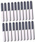 CALLARON Limas Para Uñas Gruesas 20pcs Ideal Para Manicura Natural y Artificial