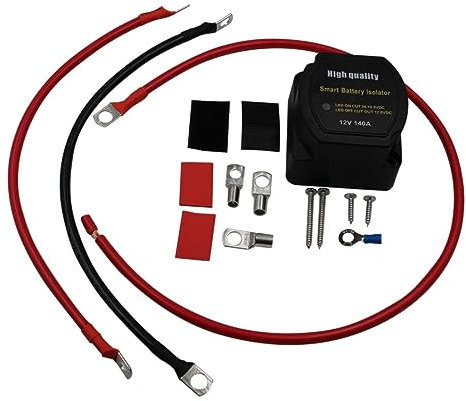 VALICLUD Relais De Détection De Tension Relais De Batterie Double Kit Isolateur Automatique Pour Camping Et Véhicules Marins