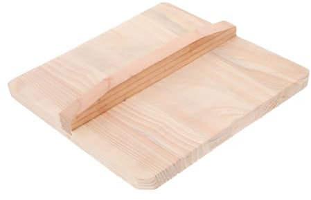 Healifty Japanese Wooden Pan Lid for Tamagoyaki Omelette Height Enhancing Cover for Egg Frying Pan Retro Style Kitchen Accessory Keeps Food Fresh and Hygienic